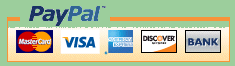 Pay with a credit card using PayPal it's fast, easy, and secure